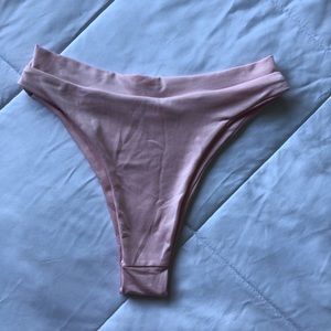 San Lorenzo Pink High-Waisted Bikini Bottoms Never Worn
